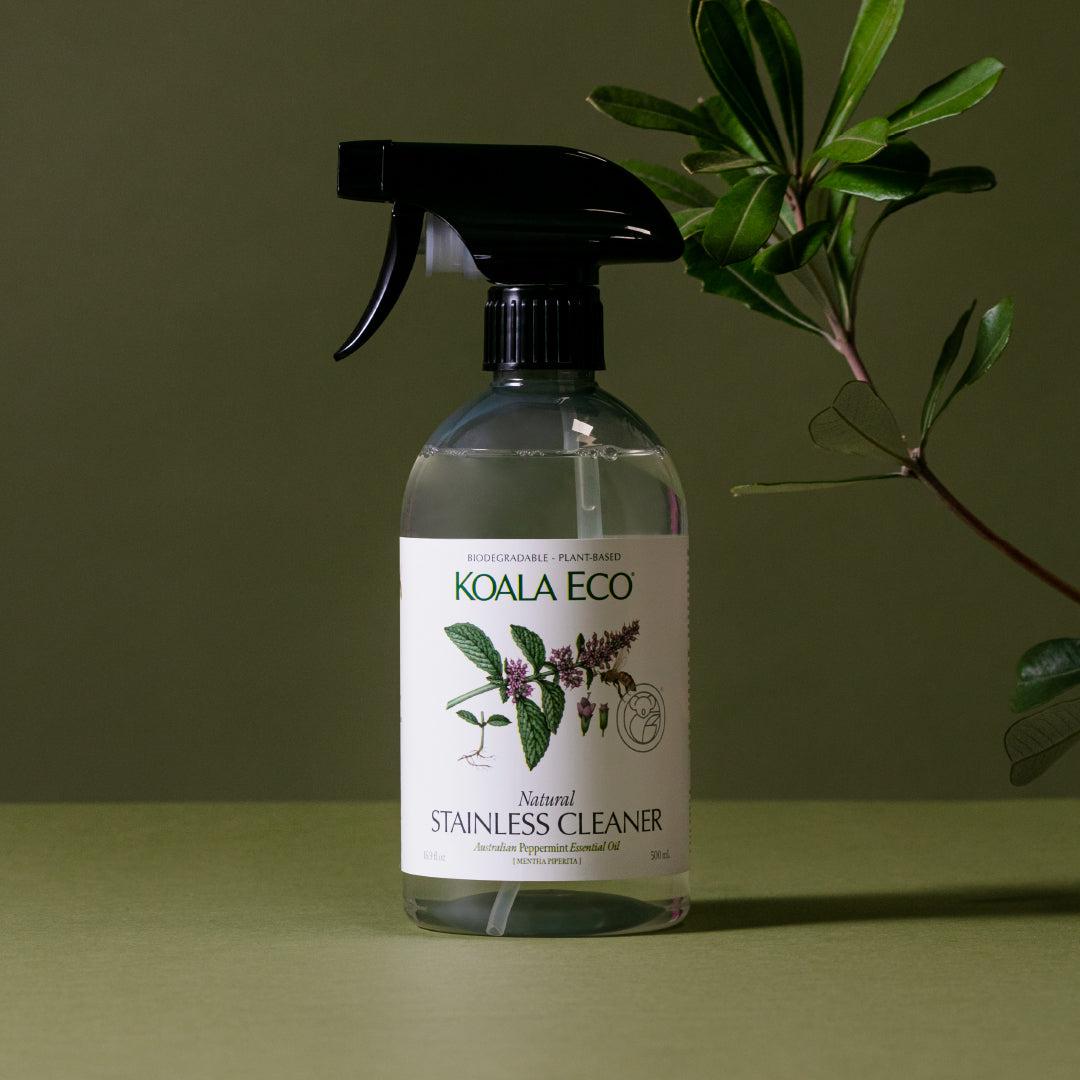 Koala Eco - Peppermint Essential Oil - Stainless Cleaner - The Bare Theory