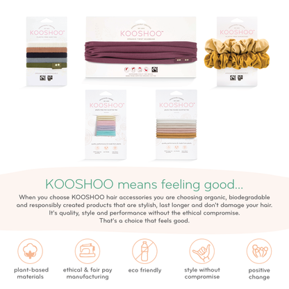 KOOSHOO - Twist Headbands - Matte Mauve - The Bare Theory