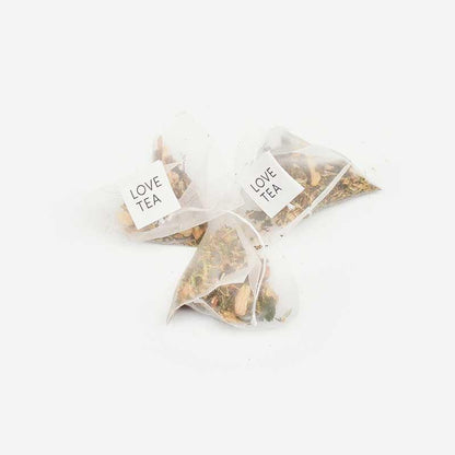 Love Tea - Detox Pyramid Tea Bags - The Bare Theory