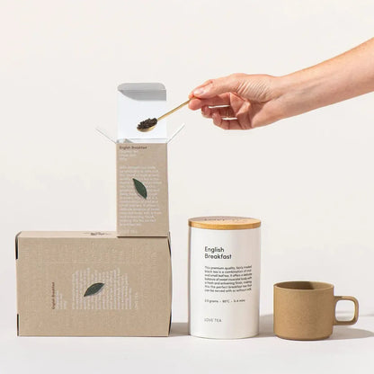 Love Tea - English Breakfast - Certified Organic Pyramids - The Bare Theory