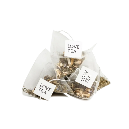 Love Tea - Female Tonic - Certified Organic Pyramids - The Bare Theory