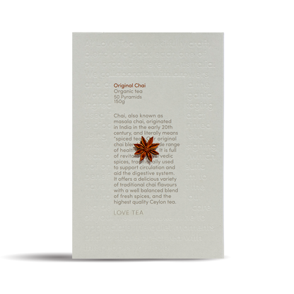 Love Tea - Original Chai Pyramid Tea Bags - 50 - The Bare Theory
