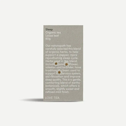 Love Tea - Sleep - Loose Leaf 60g - The Bare Theory