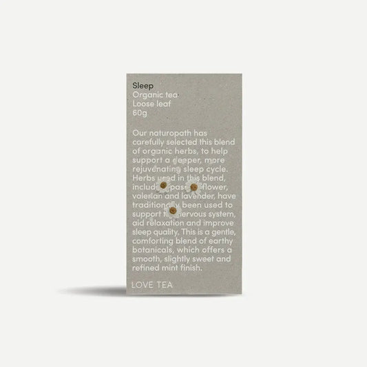 Love Tea - Sleep - Loose Leaf 60g - The Bare Theory