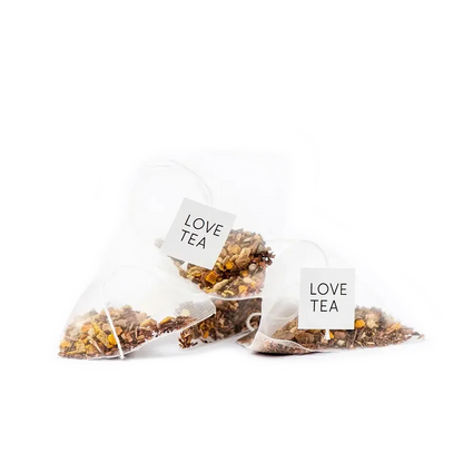 Love Tea - Turmeric - Certified Organic Pyramids - The Bare Theory