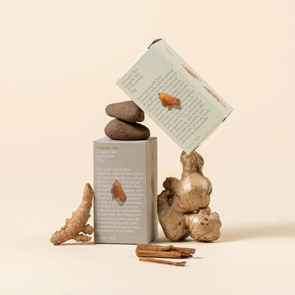 Love Tea - Turmeric - Certified Organic Pyramids - The Bare Theory