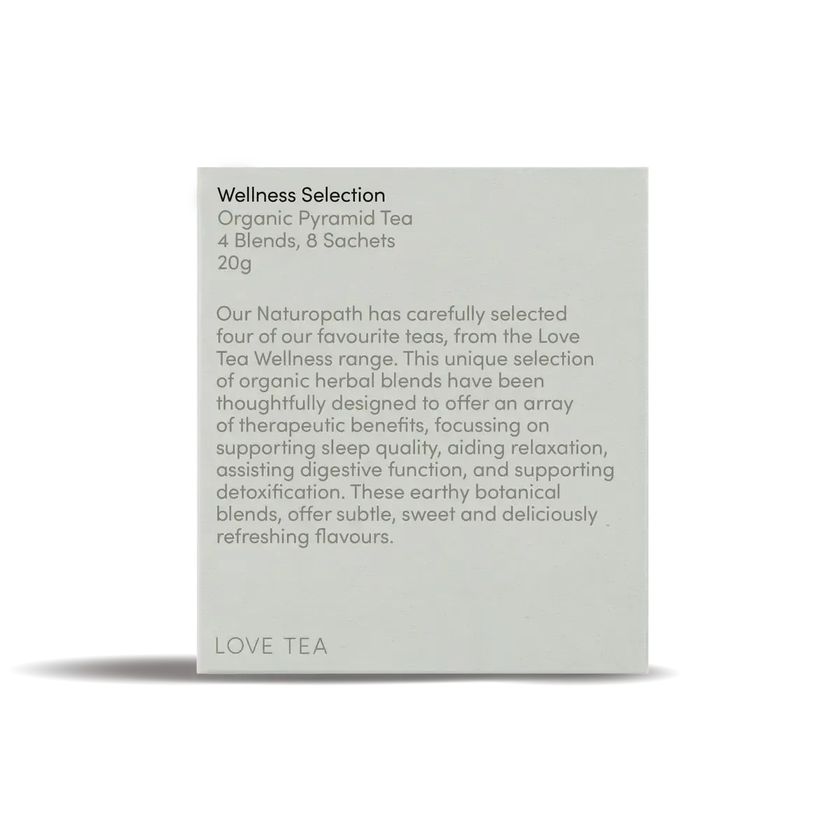 Love Tea - Wellness Selection - The Bare Theory