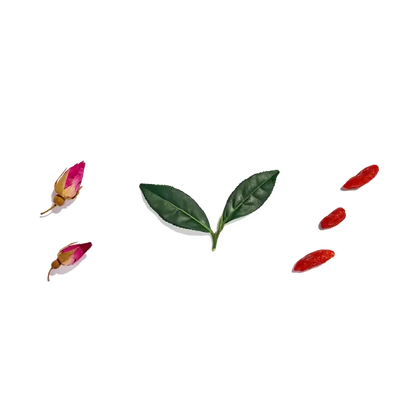 Love Tea - White Rose and Goji - Certified Organic Pyramids - The Bare Theory
