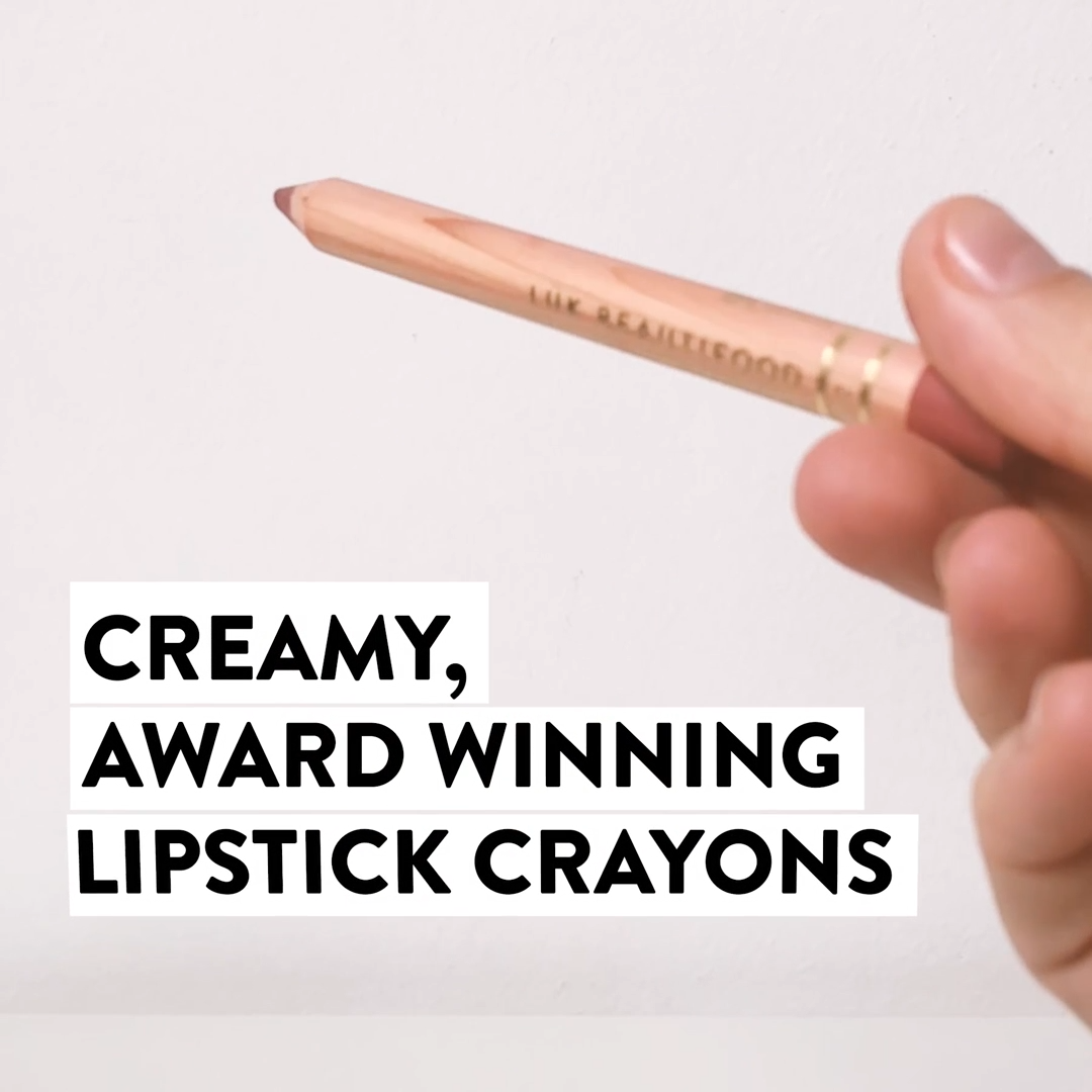 Luk Beautifood - Complete Set 5 Natural Lipstick Crayons - The Bare Theory