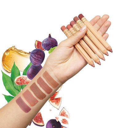 Luk Beautifood - Complete Set 5 Natural Lipstick Crayons - The Bare Theory