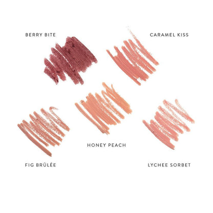 Luk Beautifood - Complete Set 5 Natural Lipstick Crayons - The Bare Theory