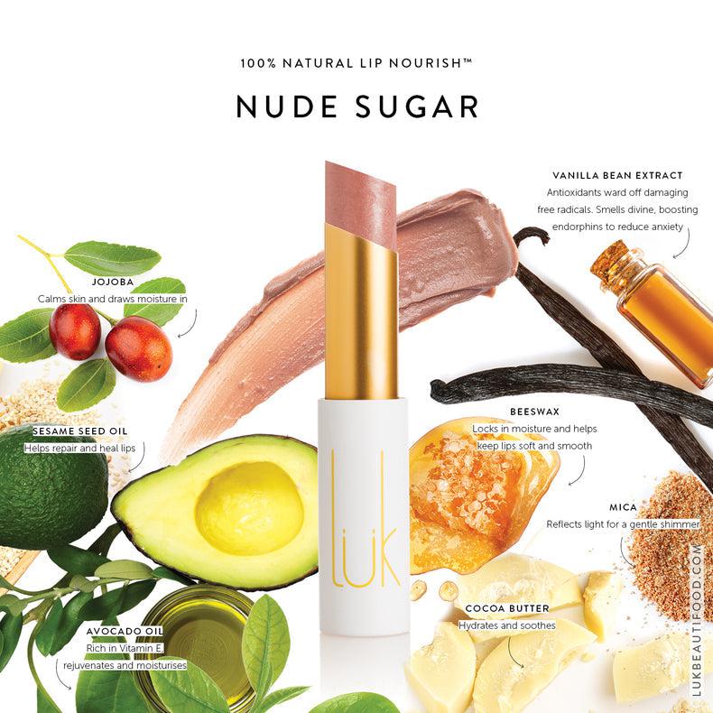 Luk Beautifood - Lip Nourish - Nude Sugar - The Bare Theory