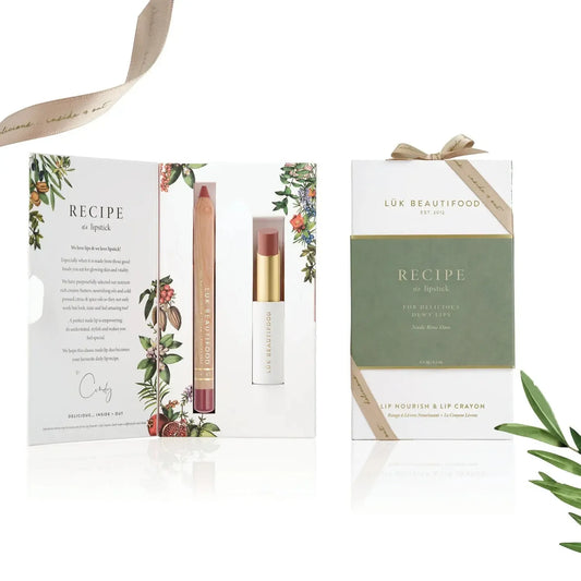 Luk Beautifood - Recipe of a Lipstick - Nude Rose Duo - The Bare Theory