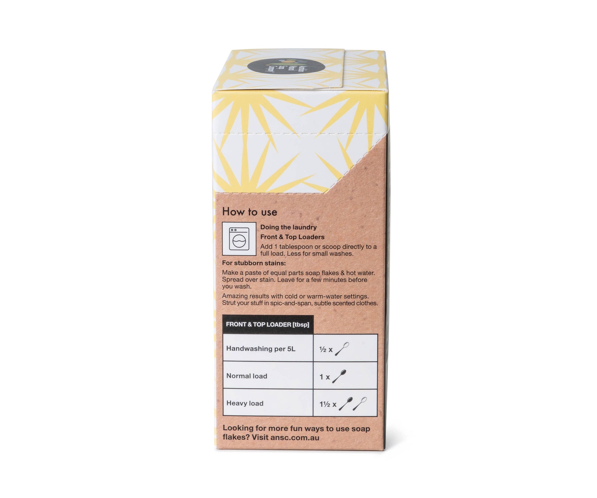 Natural Soap Flakes - Eco-Living Laundry Product: 1kg - The Bare Theory