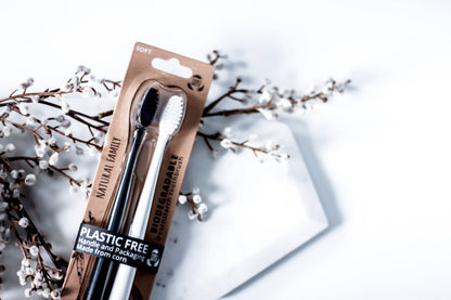 NFco Bio Toothbrush Mixed Twin Pack - Soft - The Bare Theory