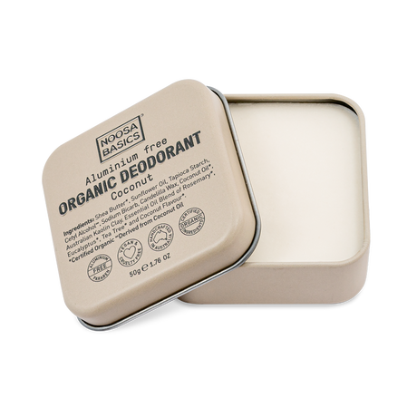 Noosa Basics - Deodorant Cream Tin - Coconut - The Bare Theory