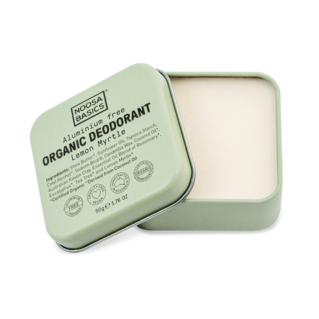 Noosa Basics - Deodorant Cream Tin - Lemon Myrtle - The Bare Theory