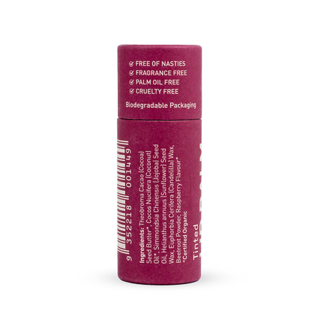 Noosa Basics - Lip Balm - Raspberry - The Bare Theory