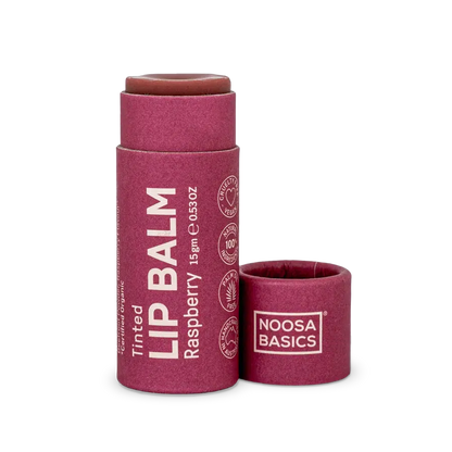 Noosa Basics - Lip Balm - Raspberry - The Bare Theory