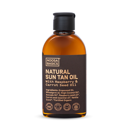 Noosa Basics - Natural Sun Tan Oil - 125ml - The Bare Theory