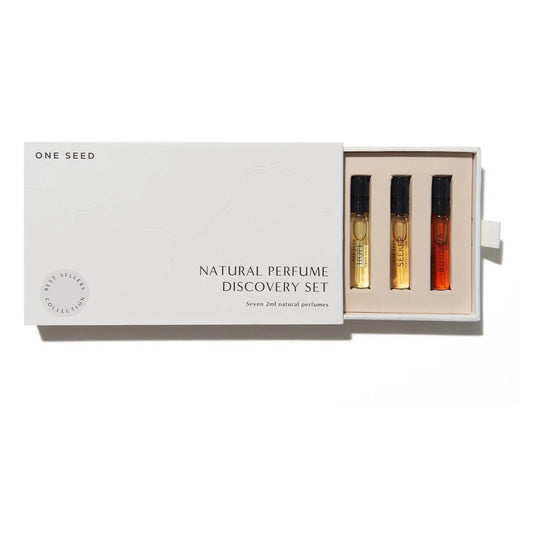 One Seed - Best Sellers 7-Piece Organic Perfume Discovery Set - The Bare Theory