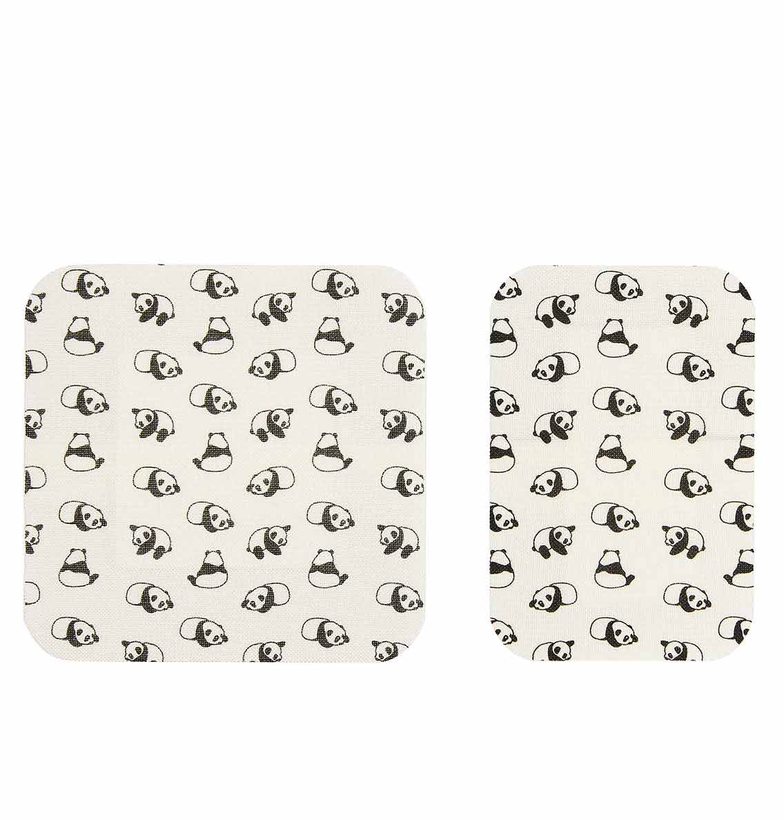 Patch Bandages - Large Panda Mixed Bamboo Bandages - The Bare Theory