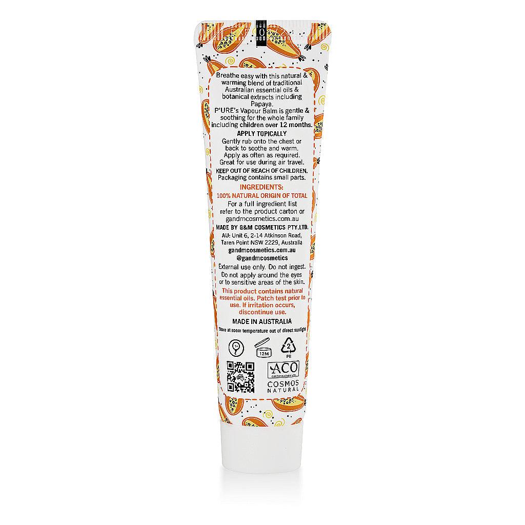 P’URE Papayacare Baby - Vapour Balm - The Bare Theory