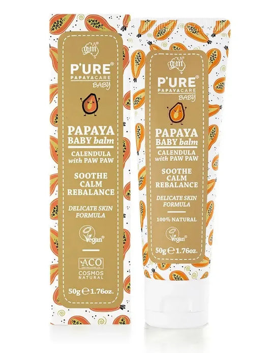 P'URE Papayacare Papaya Baby Balm 50g - The Bare Theory