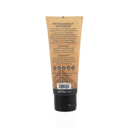 Redmond - Earthpaste Mineral Toothpaste - Cinnamon - The Bare Theory