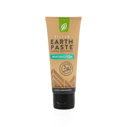 Redmond - Earthpaste Mineral Toothpaste - Wintergreen (New with Nano Silver) - The Bare Theory