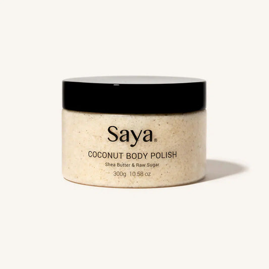 Saya - Coconut Body Polish - The Bare Theory