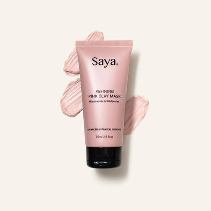 Saya - Refining Pink Clay Mask - The Bare Theory