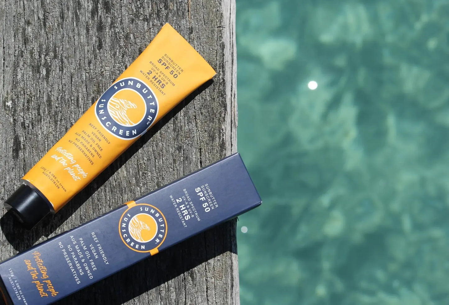 SunButter Skincare SPF50 Tube - 120g - The Bare Theory