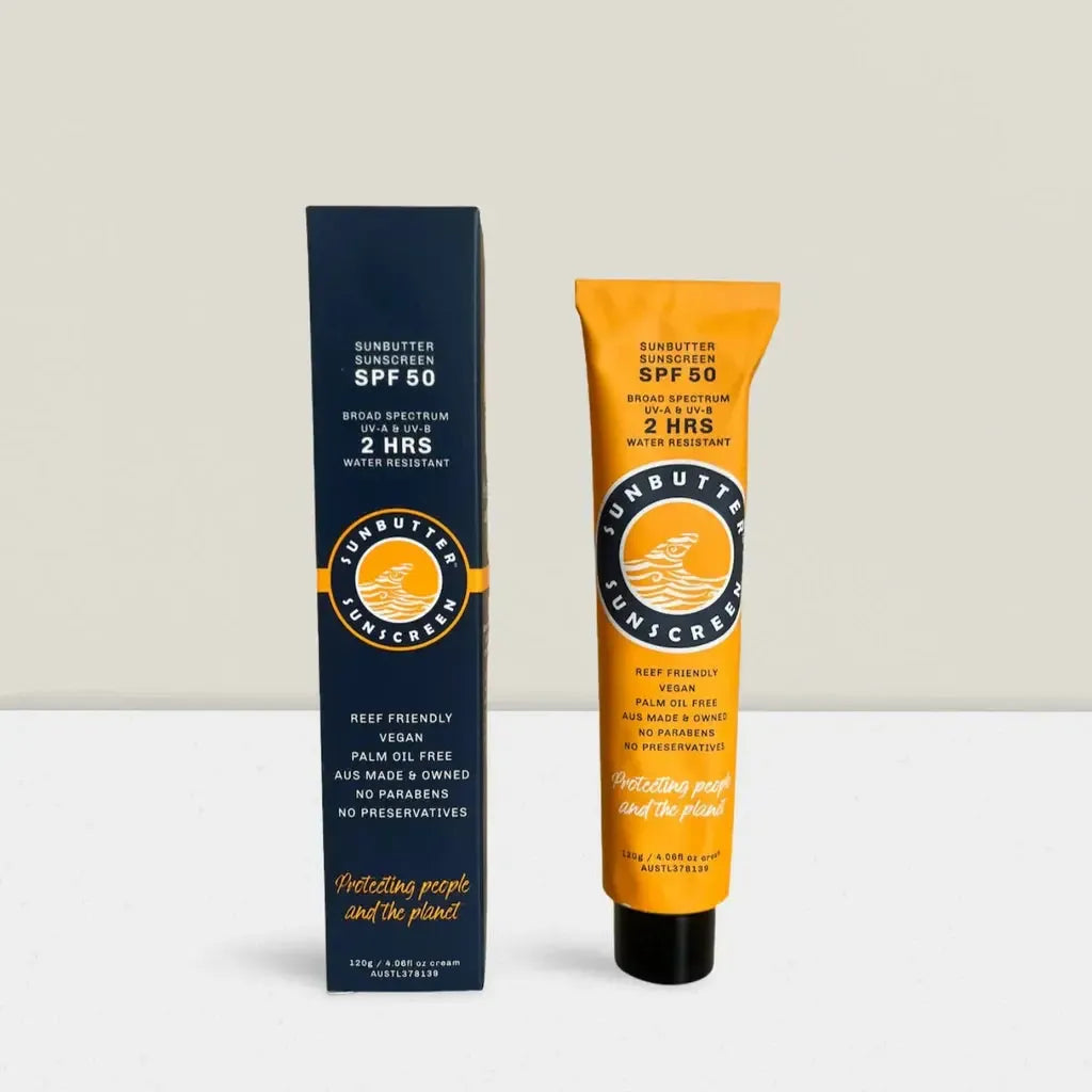 SunButter Skincare SPF50 Tube - 120g - The Bare Theory