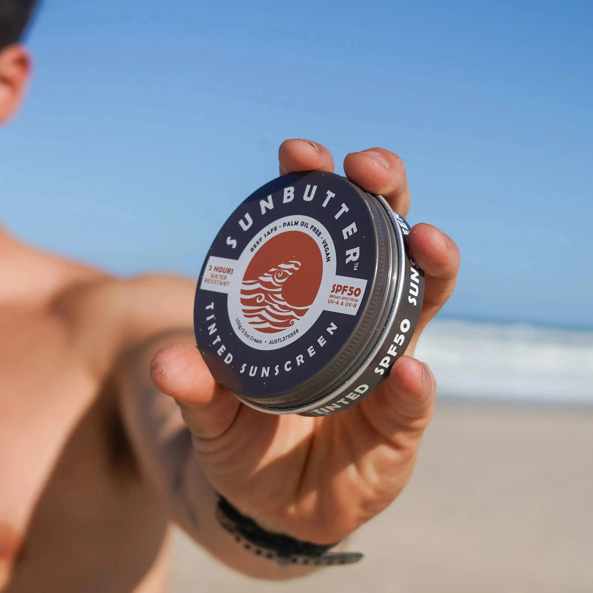 SunButter - Vegan Surf Zinc SPF50 - The Bare Theory