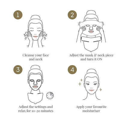 The Butterfly Effect™ | Medical-Grade Silicone LED Mask | Face I New model with Near-Infrared - The Bare Theory