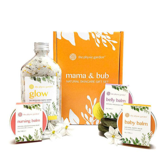 The Physic Garden - Mama & Bub Natural Skincare Collection - The Bare Theory
