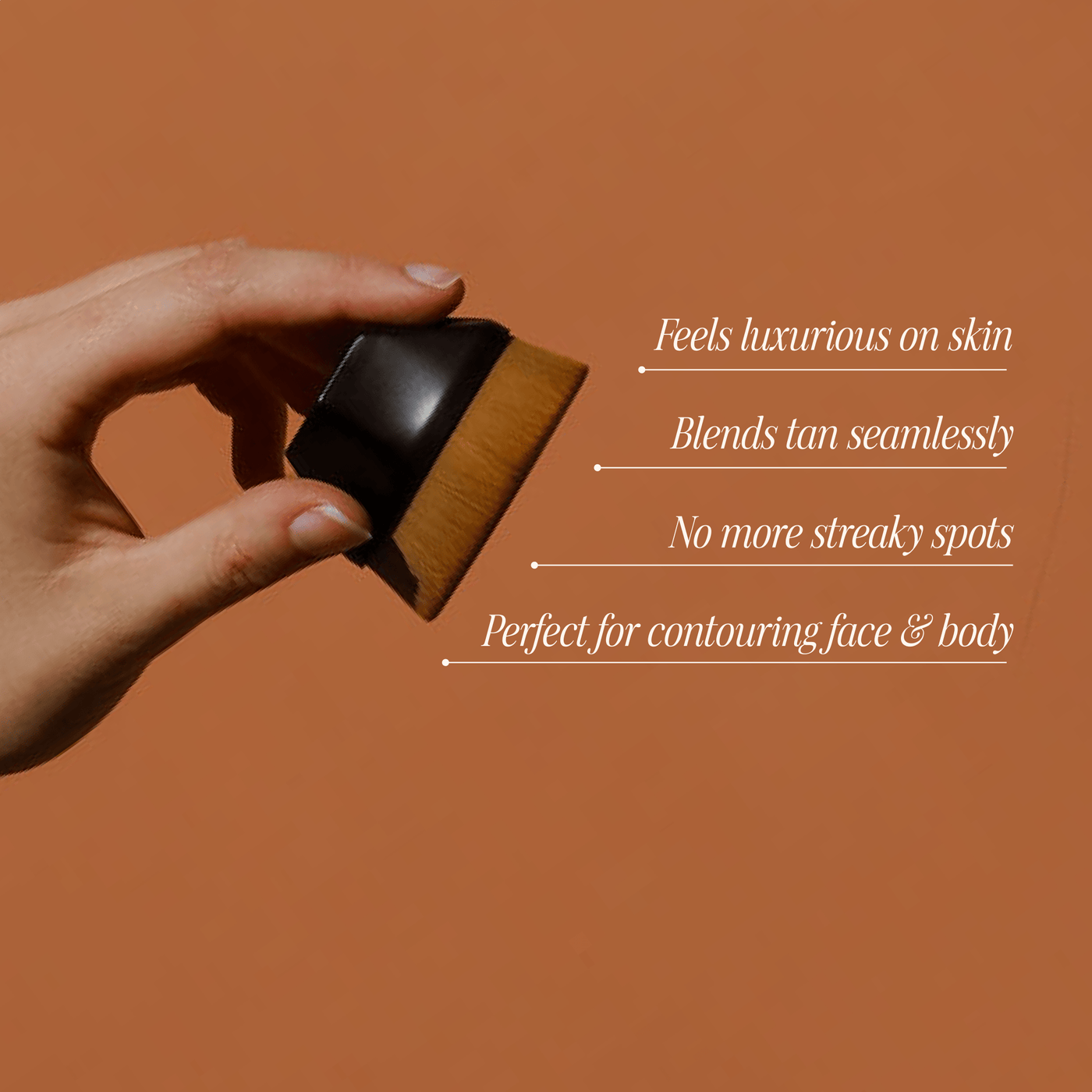 Three Warriors - Beauty Buff Tanning Brush - The Bare Theory