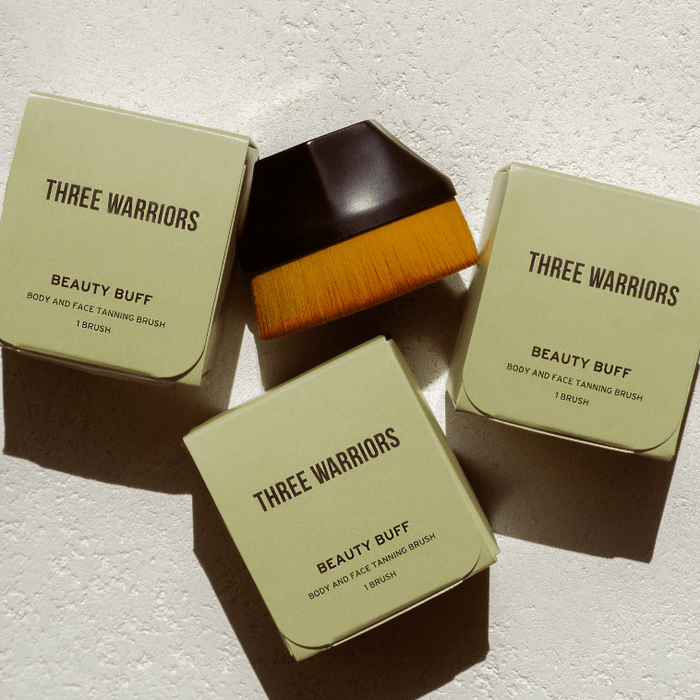 Three Warriors - Beauty Buff Tanning Brush - The Bare Theory
