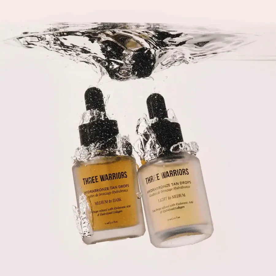 Three Warriors - Hydrabronze Tan Drops 30ml - The Bare Theory