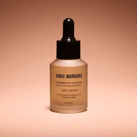 Three Warriors - Hydrabronze Tan Drops 30ml - The Bare Theory