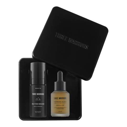 Three Warriors - On The Glow Summer Kit - Bronzed Glow - The Bare Theory