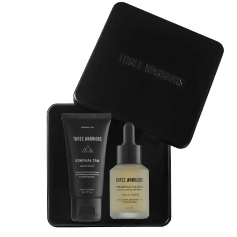Three Warriors - On The Glow Summer Kit - Skin Radiance Kit - The Bare Theory