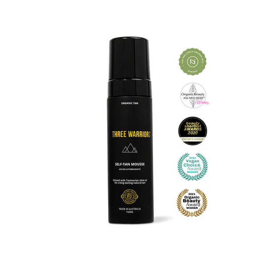 Three Warriors - Self Tan Mousse - 150ml - The Bare Theory