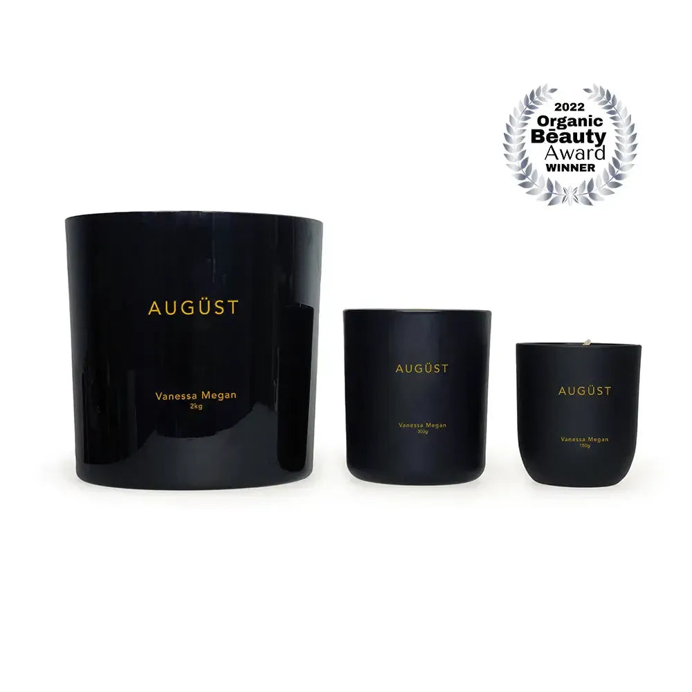 Vanessa Megan - August | Essential Oil Candle | Votive 150g - The Bare Theory
