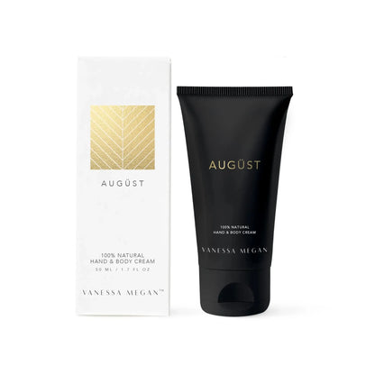 Vanessa Megan - August | Perfume Hand & Body Cream | 50ml - The Bare Theory