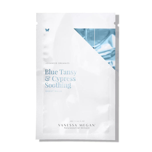 Vanessa Megan - Blue Tansy & Cypress | Soothing Sheet Mask Trio - The Bare Theory