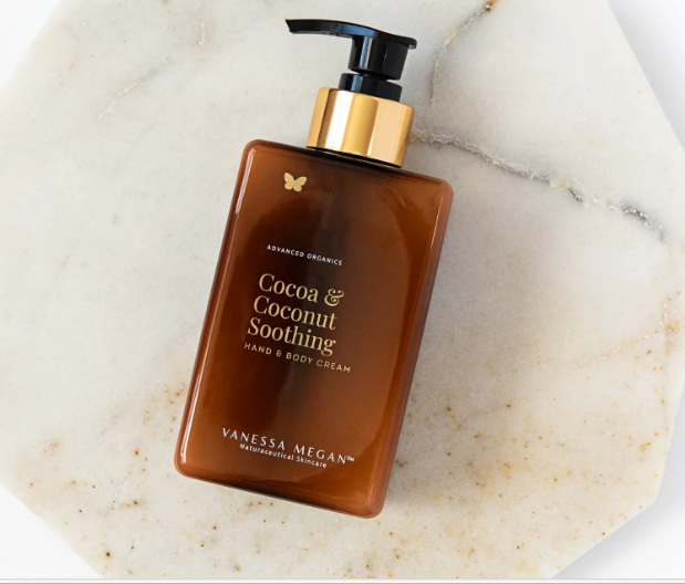 Vanessa Megan - Cocoa & Coconut Soothing Hand & Body Cream - 280ml - The Bare Theory