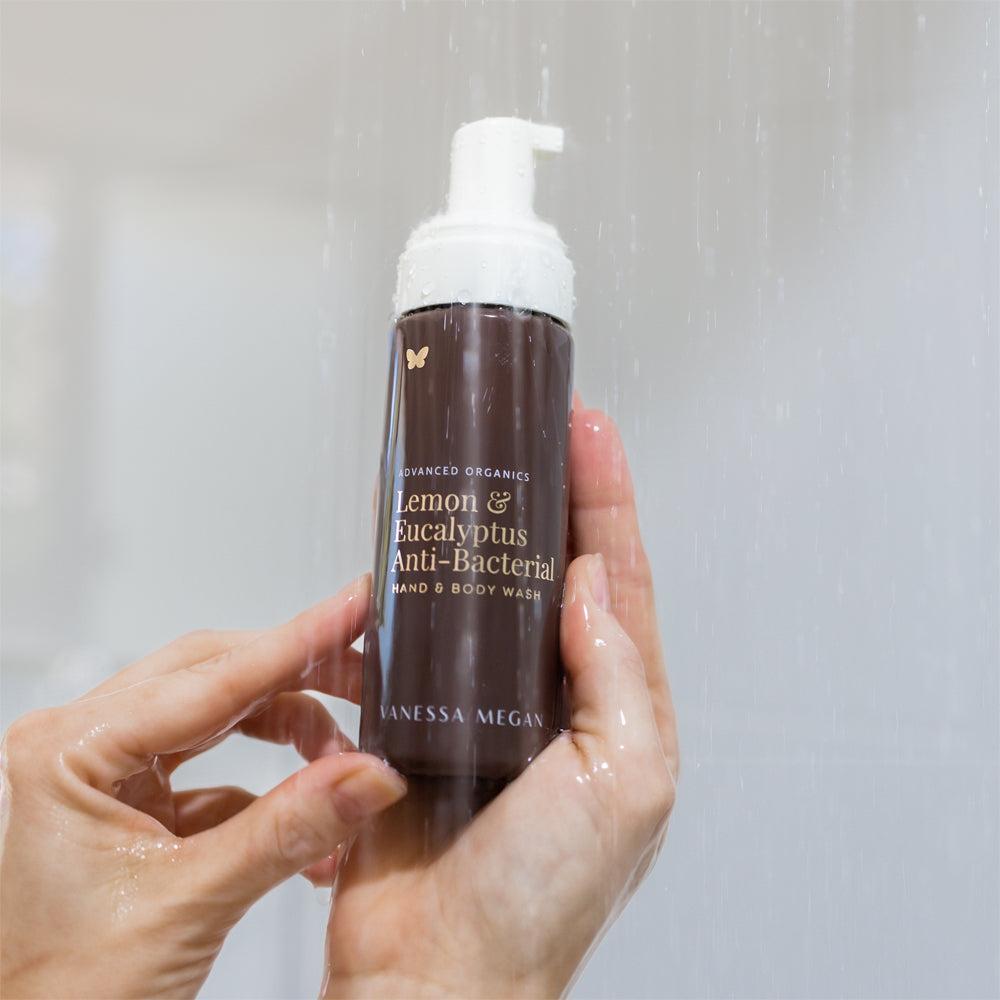 Vanessa Megan - Lemon & Eucalyptus | Foaming Hand & Body Wash | 150ml - The Bare Theory